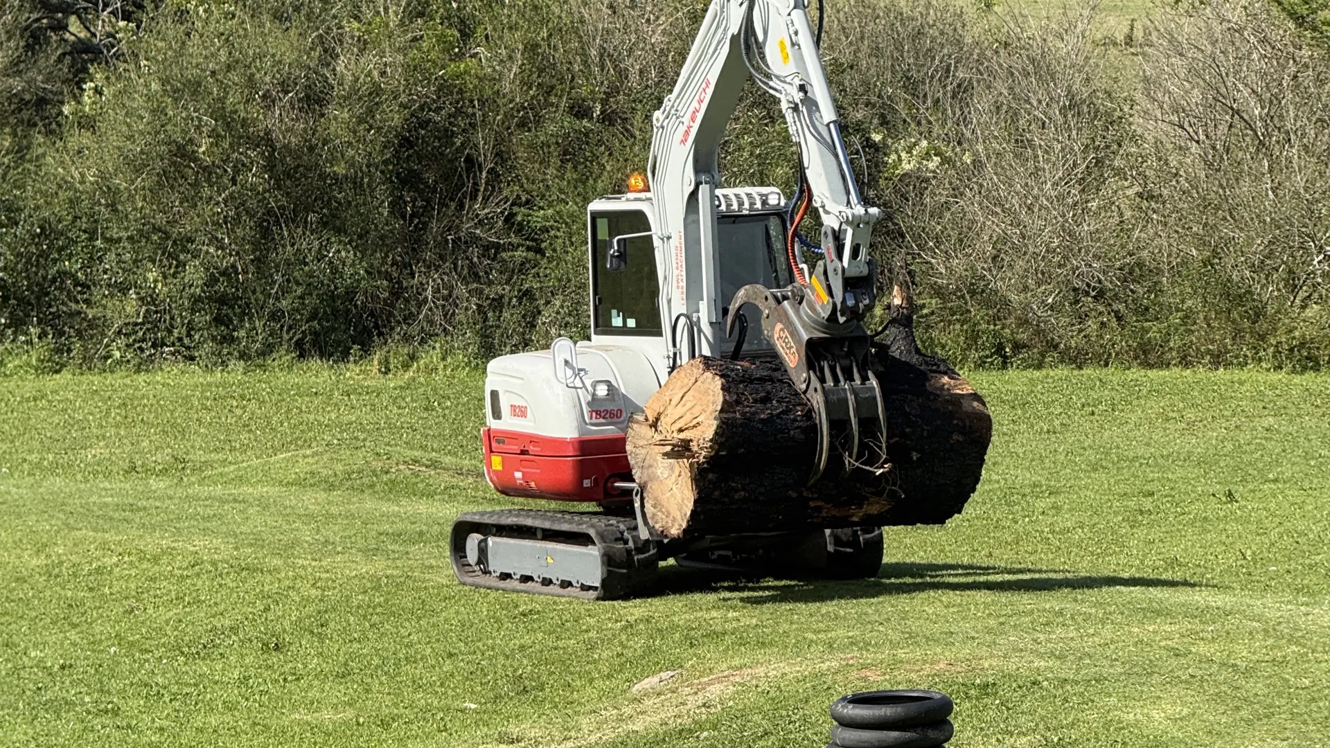 Stump Grinding by Gettin' It Done! Tree Services